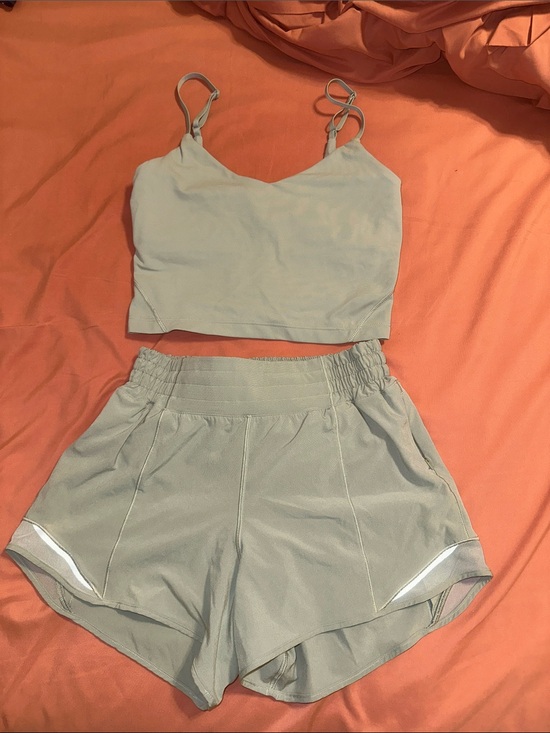 lululemon athletica Pants - Sage Lululemon Short and Tank Set